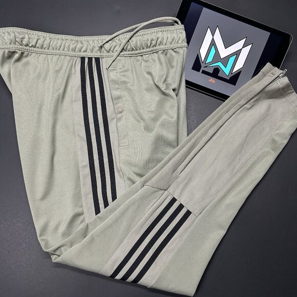 adidas Tiro PT Q1 Pants TZ Training Track IS1504 Silver Pebble Men’s Sizes - Picture 5 of 6